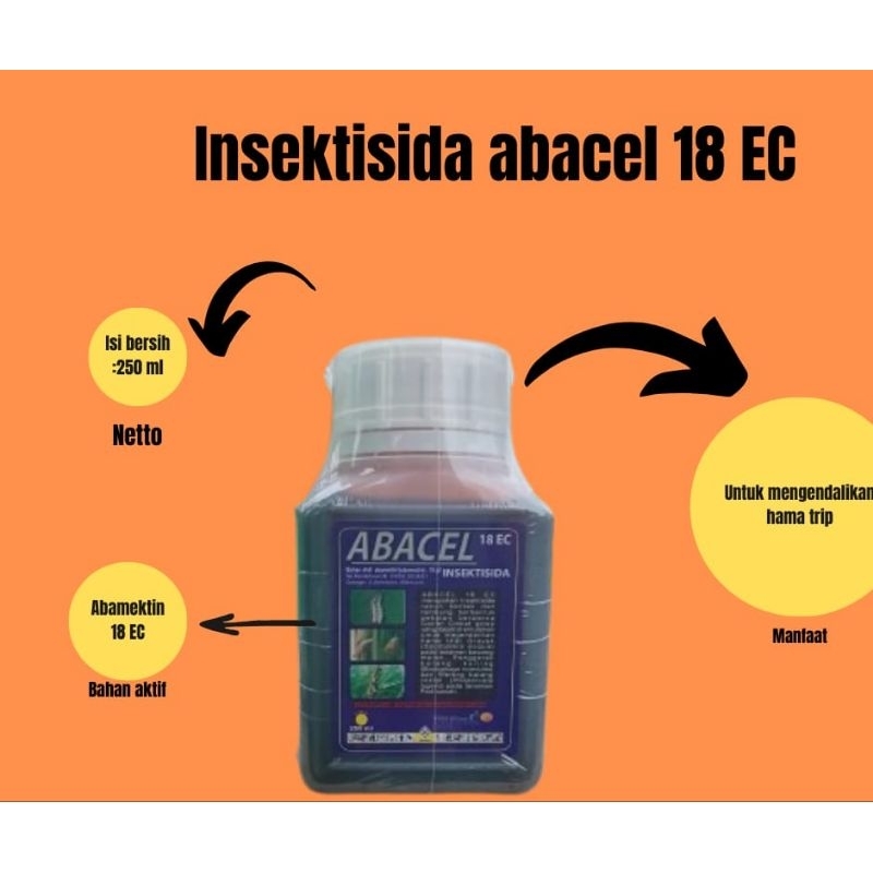 INSEKTISIDA ABACELL  ABAMEKTIN 18 EC 250 ML
