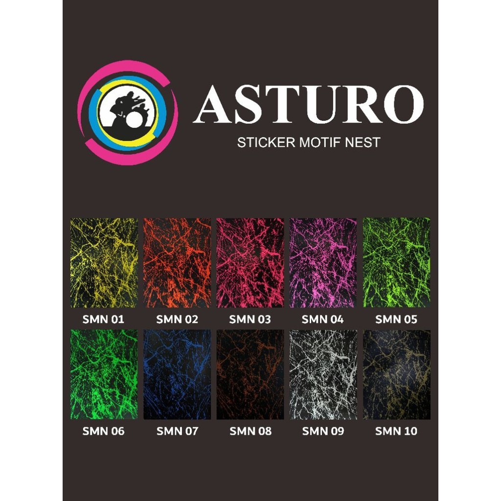 

ASTURO Kertas Sticker Motif Nest 30X50