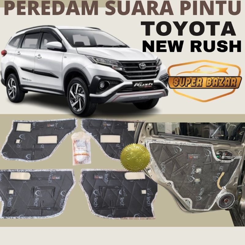 TOYOTA NEW RUSH peredam suara pintu aksesoris mobil