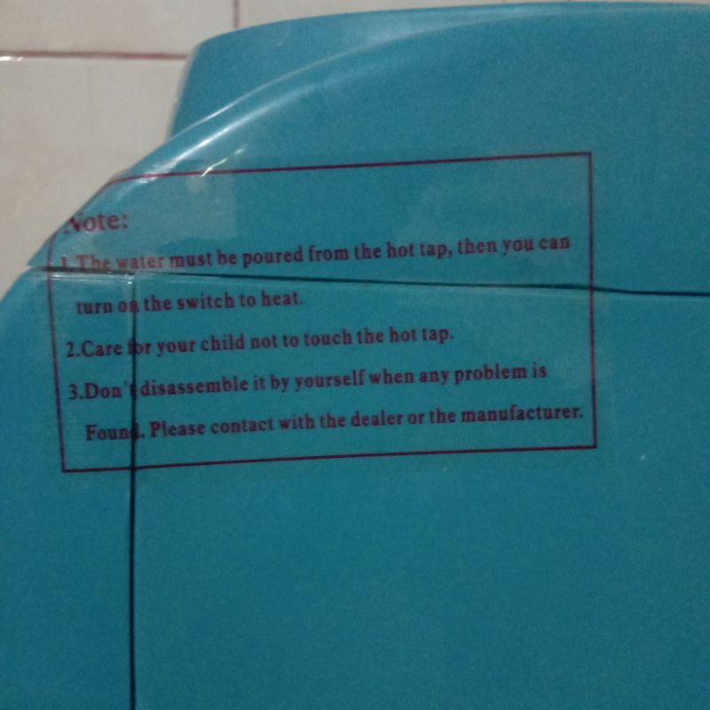 Dispenser air meja QQ 1166