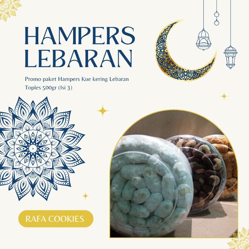 

(Promo) Paket Hampers Spesial Kue Kering Toples 500gr (Isi 3)