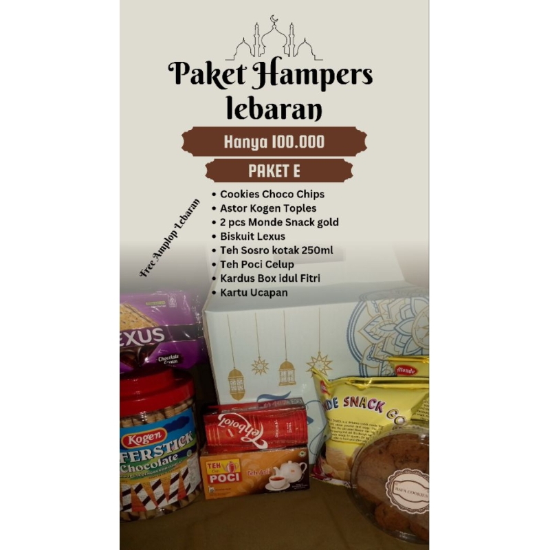 

(Termurah) Paket hampers/parcel lebaran 100rb