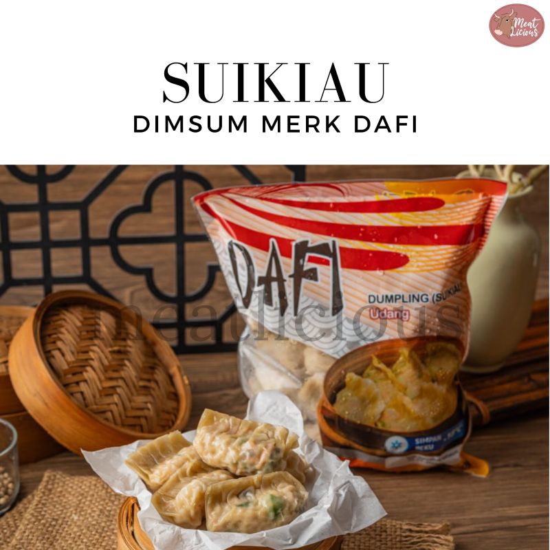 

DUMPLING SUIKIAU UDANG Isi 10 ( Dimsum Merk DAFI )