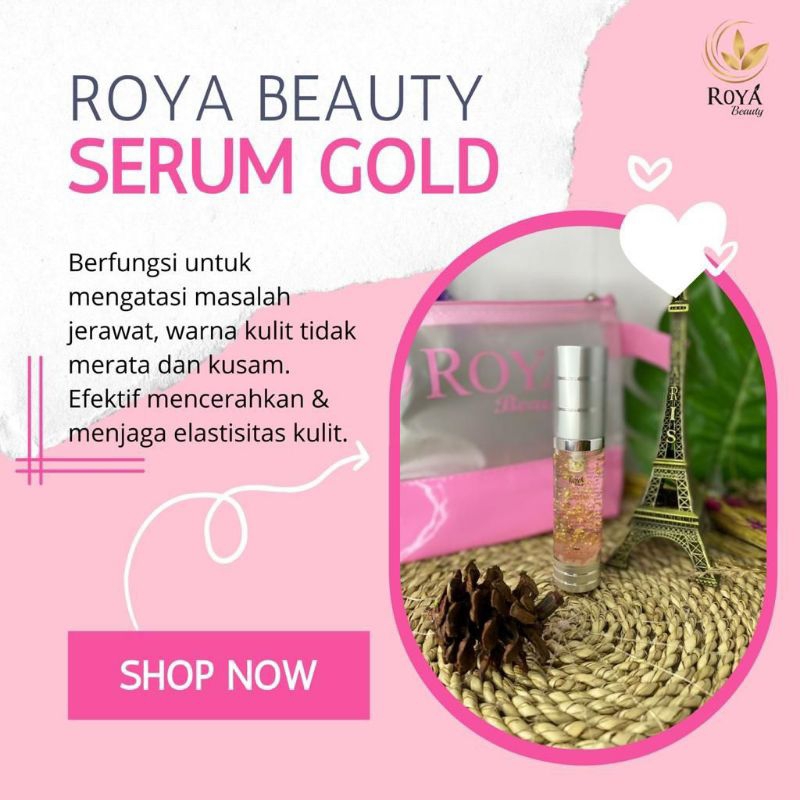 serum goLd kulit sensitif Roya beauty skincare