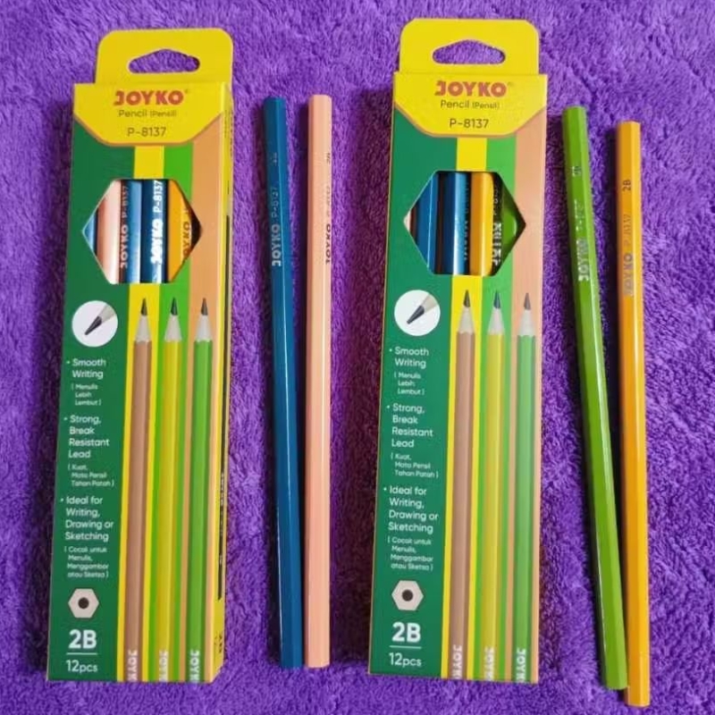 

(1PACK=12PCS)Pencil Pensil Joyko P-8137 2B