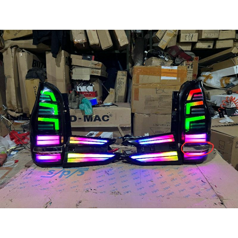 Stoplamp Grand Avanza Xenia 2019-2021 smoke Custom RGB MATRIX padlepop