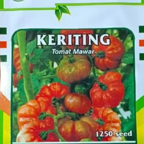 Bibit Benih Tomat Mawar isi 1250 Butir Cap Permata Hijau