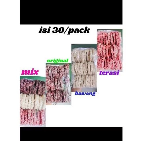 

kerupuk rengginang mentah isi 30