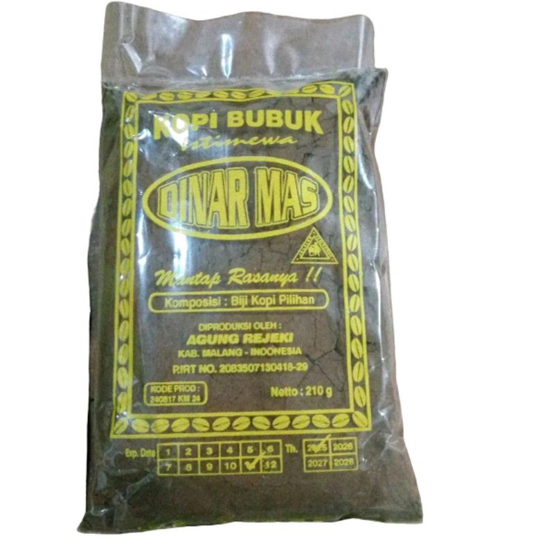 

kopi bubuk dinar(20pcs) 205gr
