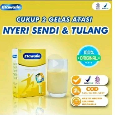 

ETAWALIN Susu Kambing Atasi Asam Urat/Nyeri Sendi/Tulang 200gr