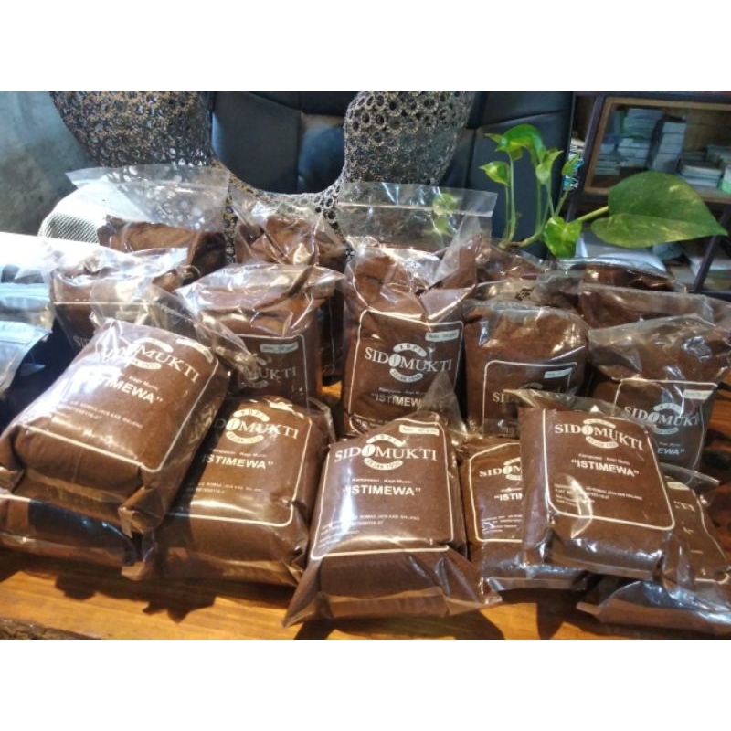

Kopi Sido Mukti Istimewa 100% Robusta asli Malang, 1 sak, 5kg / 5000gr