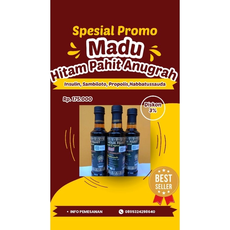 

Madu Hitam pahit Anugerah