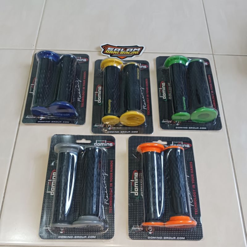 GRIP STANG MOTOR DOMINO WARNA SISIK BESAR LEMBUT HANDFAT HANDGRIP LEMBUT WARNA DOMINO BEAT VARIO SUP