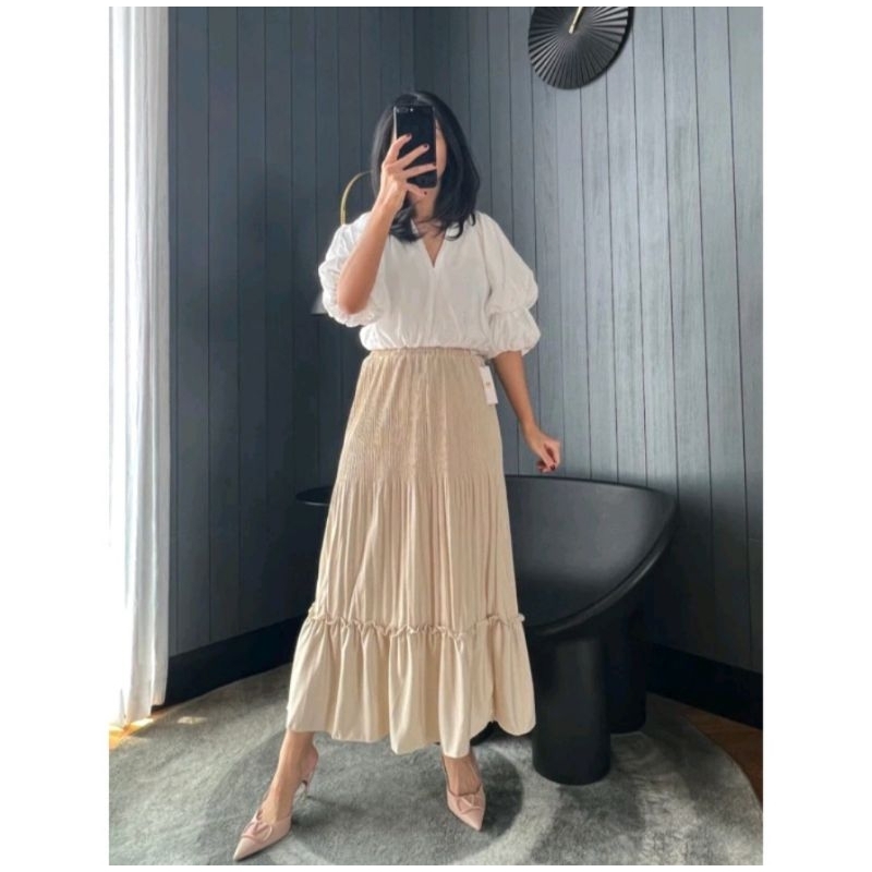 rok susun/rok plisket susun