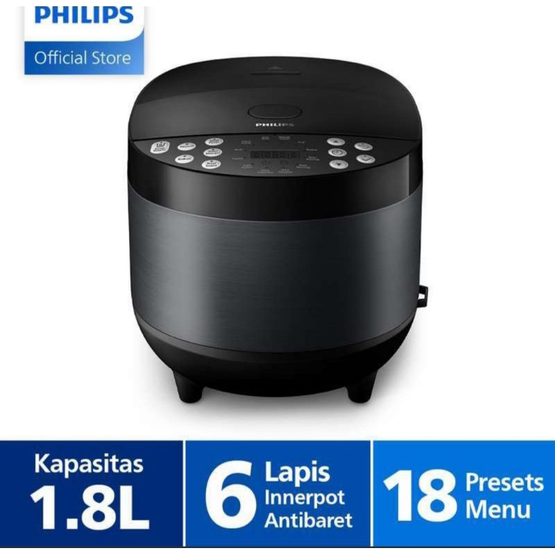 Philips Digital Rice Cooker HD4515/92 1.8 L Magic Com Philip HD4515 Magicom Pilip HD 4515 Ricecooker