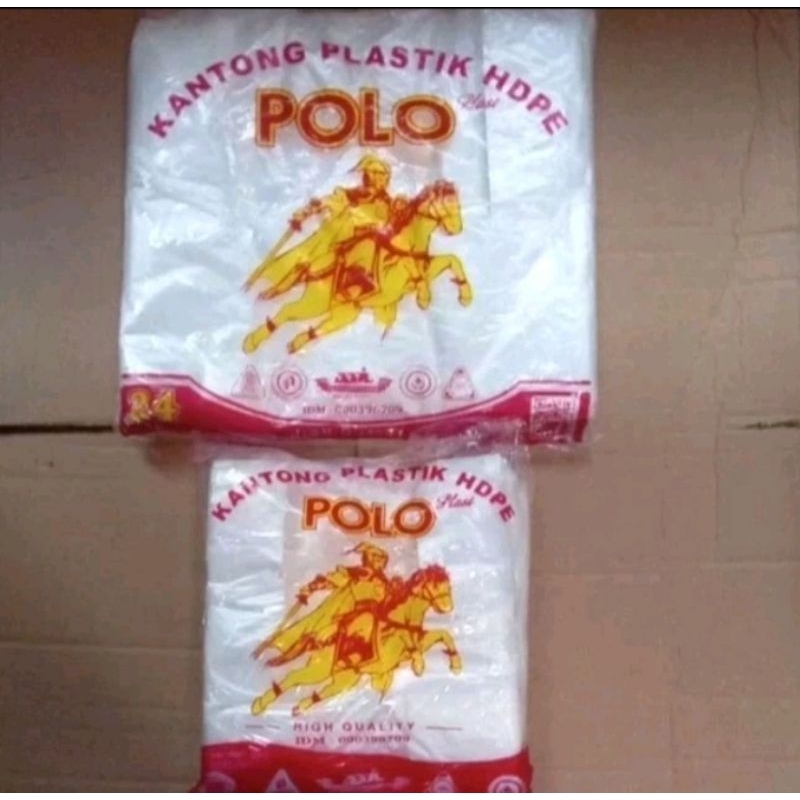 Kantong plastik Polo HDPE UK. 15