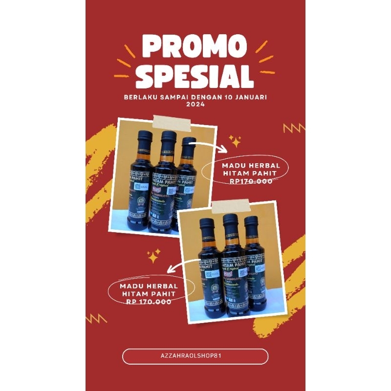 

Madu Herbal Hitam Pahit Anugrah