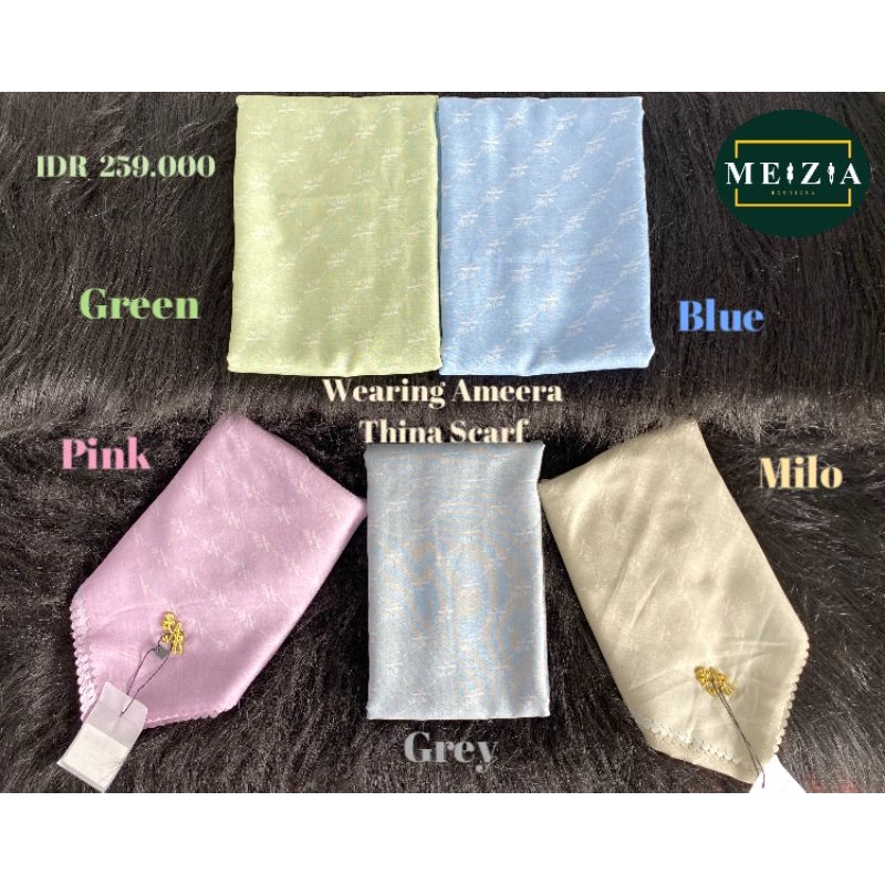 Wearing Ameera Thina Scarf