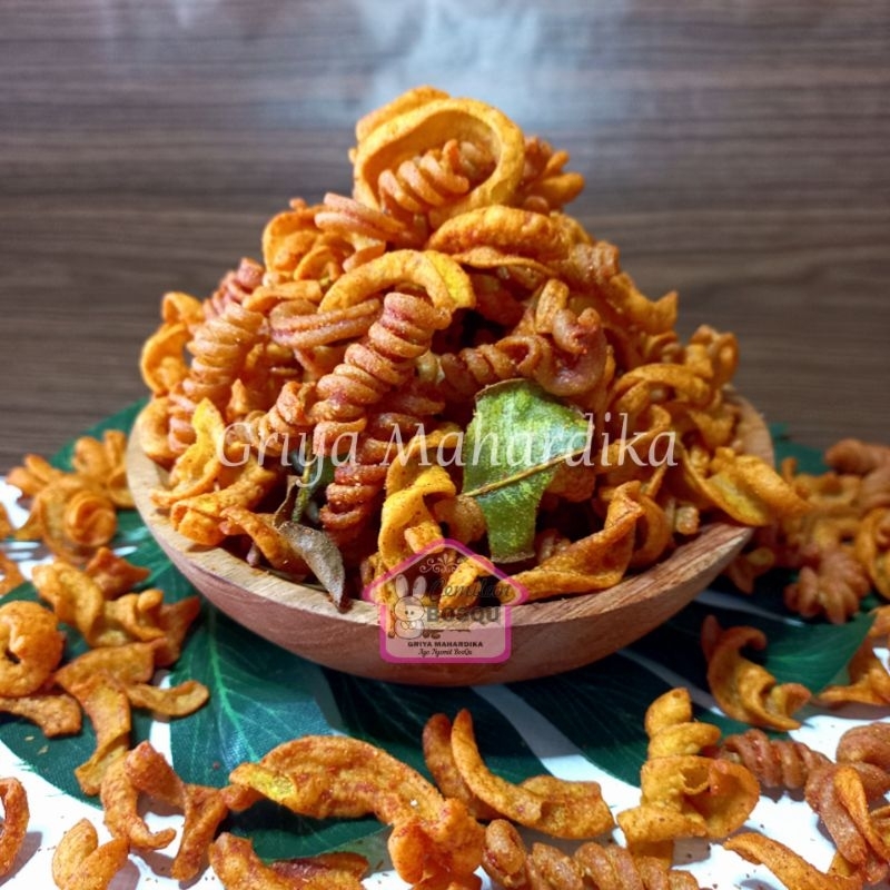 

Makaroni Bantet Spiral 250 grm Snack Kiloan