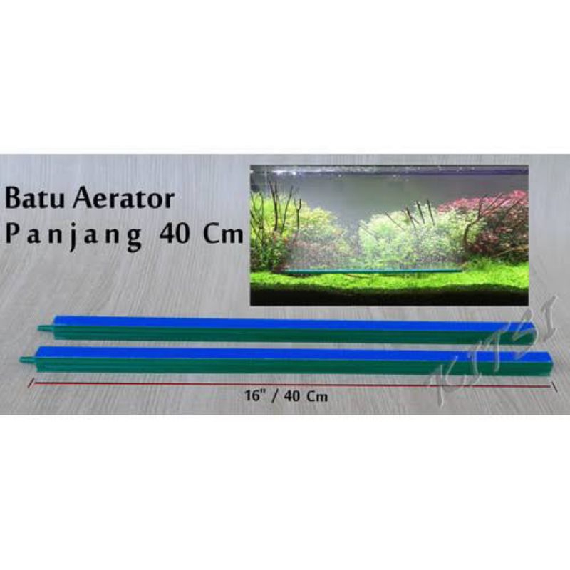 Batu Aerator Panjang 40 cm Aerasi Airstone Gelembung Panjang