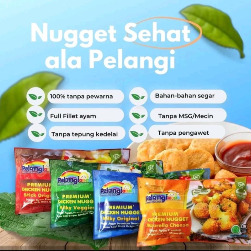 

Healthy Frozen Food Chicken nuggets Pelangi
