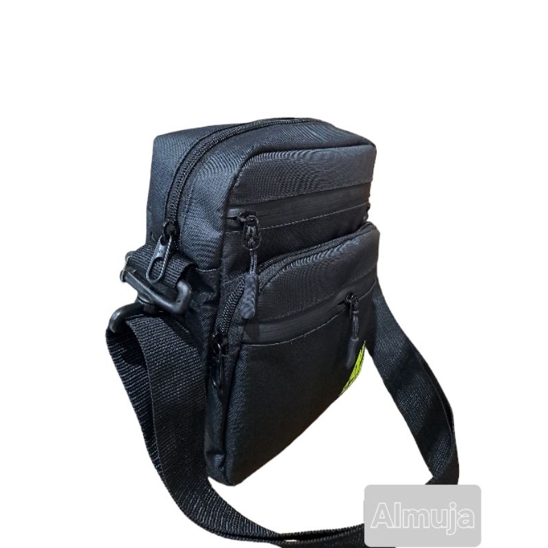Tas Selempang Pria Terbaru Premium Bahan Nilon Alto Merk Polo Almuja 9Inchi ( 100% Real Picture )