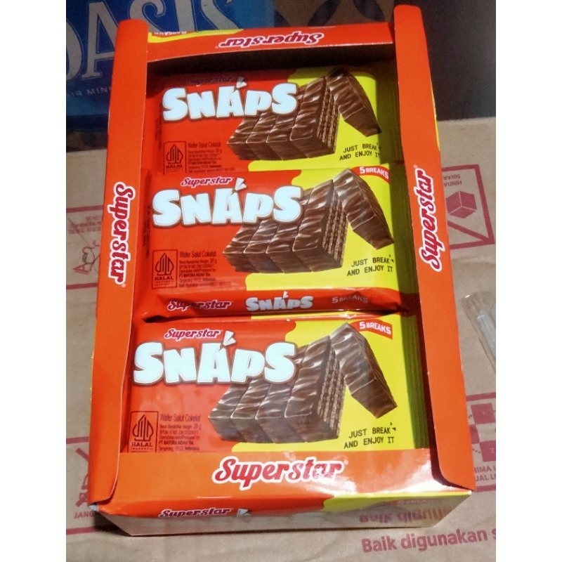 

Snaps wafer superstar isi 12 pcs