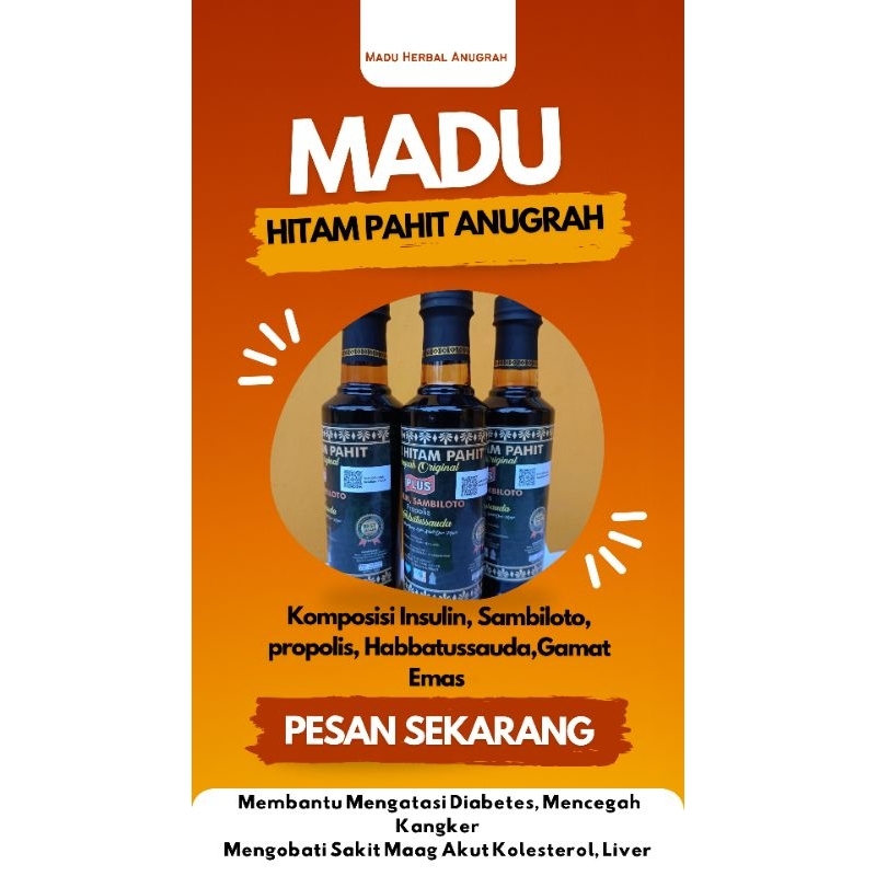 

Madu Hitam Pahit Anugrah