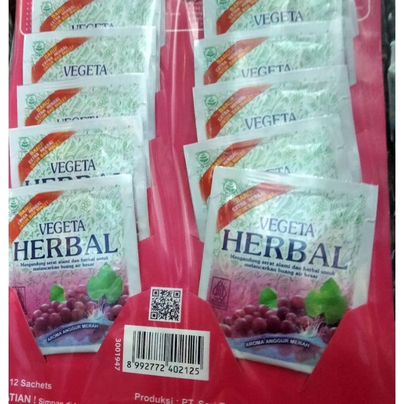 

Vegeta Herbal 12 sachet