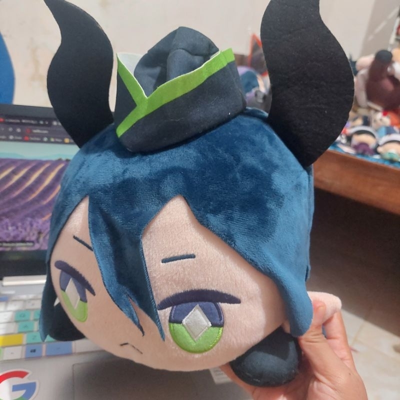 Boneka Anime Nesoberi Malleus Twisted Wonderland Plush