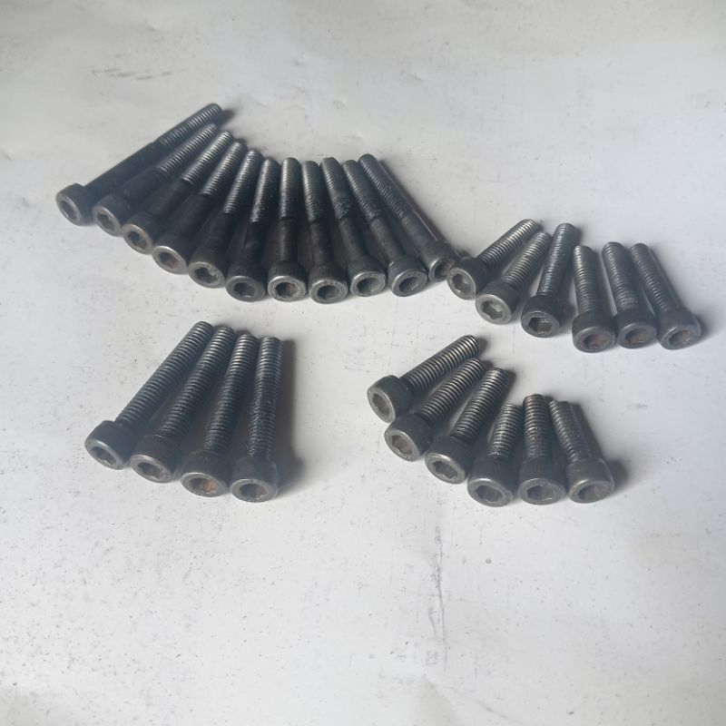 FULLSET BAUT BAK MESIN GL100 CB100 GL125 CB125 GL MAX BAUT L BAJA LEPASAN