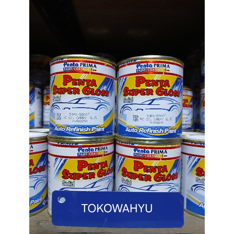 58007 CAT DUCO BIRU SUZUKI CARRY BAGONG PENTA SUPER GLOSS SOLID