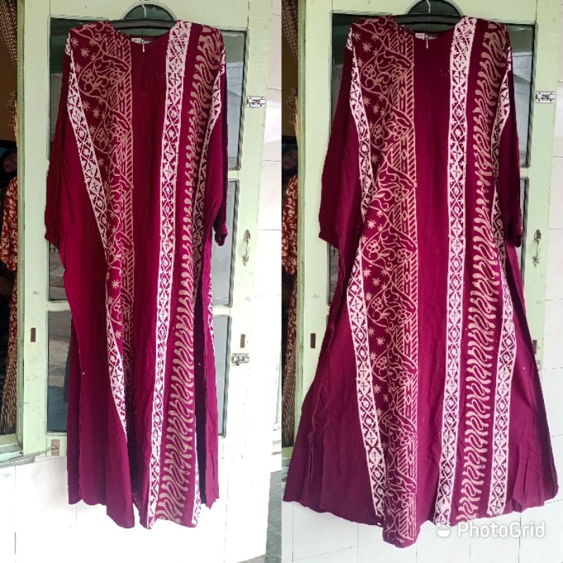 KAFTAN TWILL EXPORT/KAFTAN BATIK CAP ASLI/GAMIS OVERSIZE