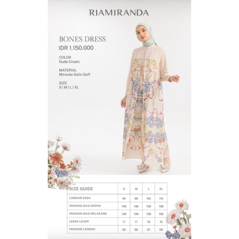 Ria Miranda Bones Dress Nude Cream