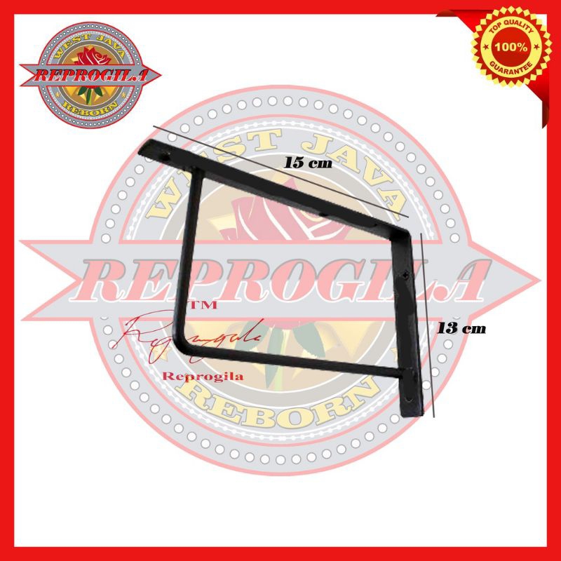 Star+ Besi siku rak dinding / Siku besi rak ambalan /Bracket besi rak ambalan / Rak dinding minimali
