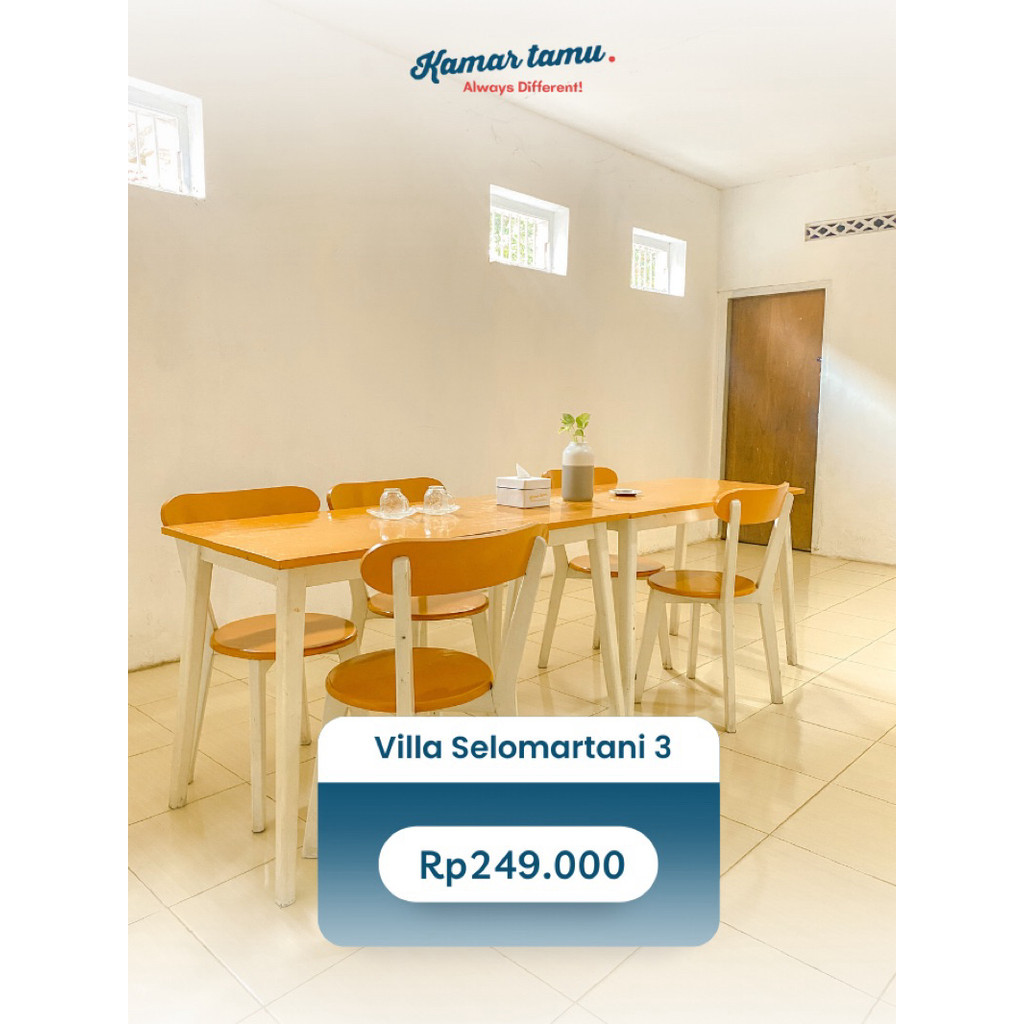 Reservasi - Booking Menginap di Homestay Villa Selomartani 3 Sleman Jogja Dekat Prambanan Unit Kamar