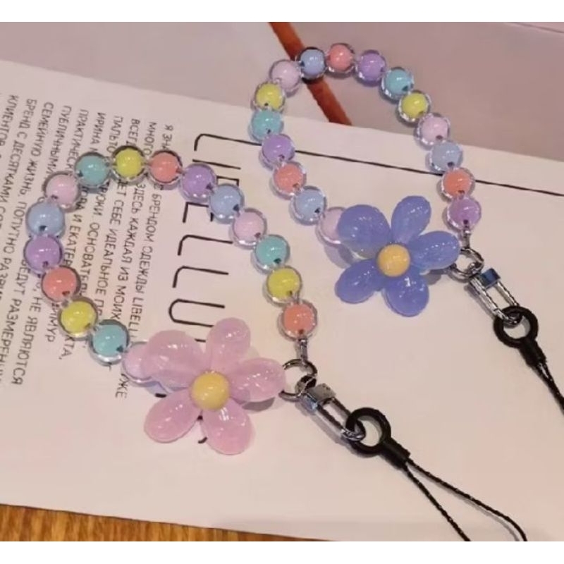 Gantungan HP Motif  Flower / Acsesoris Hp Unik