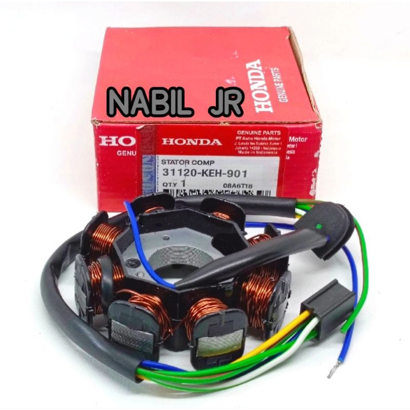 SPUL STATOR ASSY + PULSER KEH HONDA NEOTECH GL PRO BIASA MEGAPRO LAMA Ori High Quality