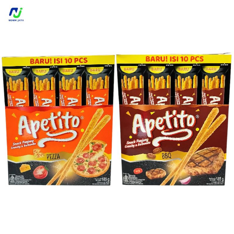 

Roma Apetito Biskuit Stick Box Isi 10 Pcs@18,5g