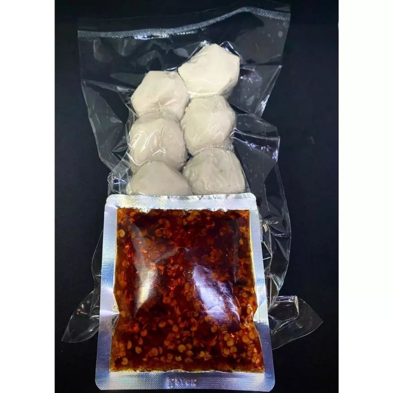 

Basreng goreng medok chili oil sachet isi 10
