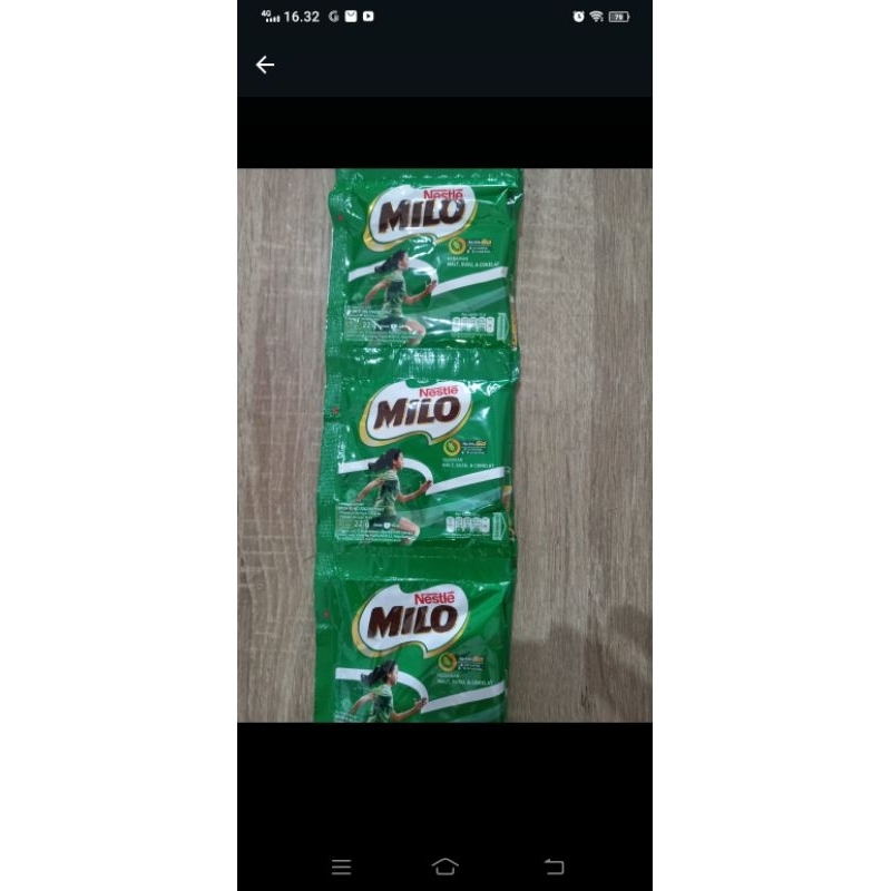 

susu Milo coklat