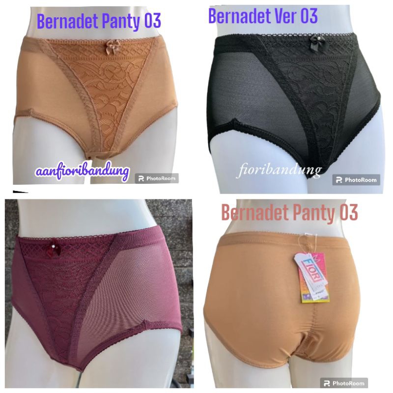 FIORI Panty BERNADET Ver 03 | Panty Maxi Celana Dalam Wanita Semi Korset