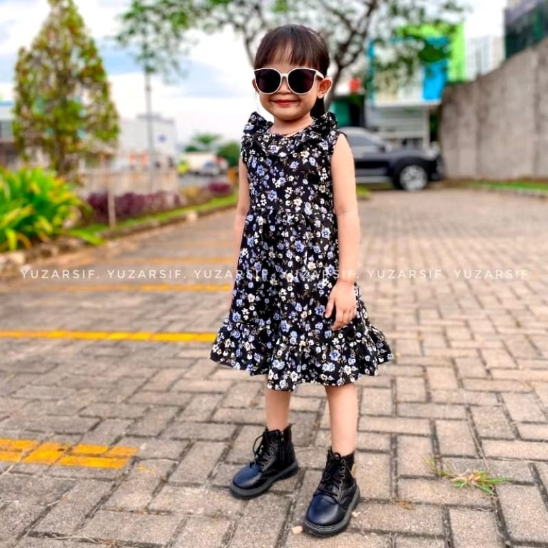 Dress Anak Motif Bunga / Dress Anak Perempuan