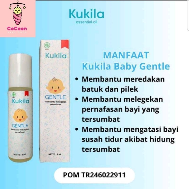 Obat Herbal Oles Bayi Kukila Gentle Batuk Pilek Pernafasan 8 ml