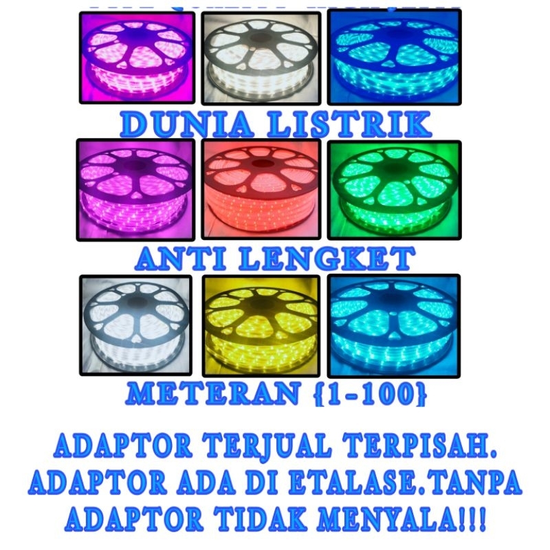 LAMPU LED STRIP SELANG LAVIDA METERAN  5050  MODEL (JEPIT) PLAFON CEILING DRIP CEILING PLAFON LED