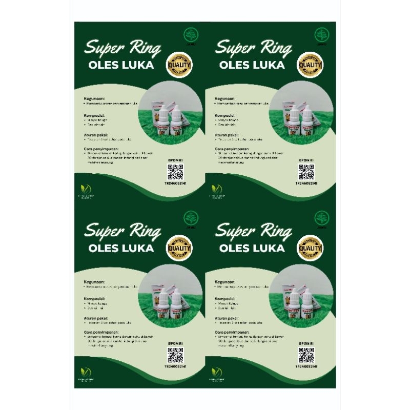 SUPER RING/MINYAK KHITAN/OLES LUKA/MINYAK SUPER RING