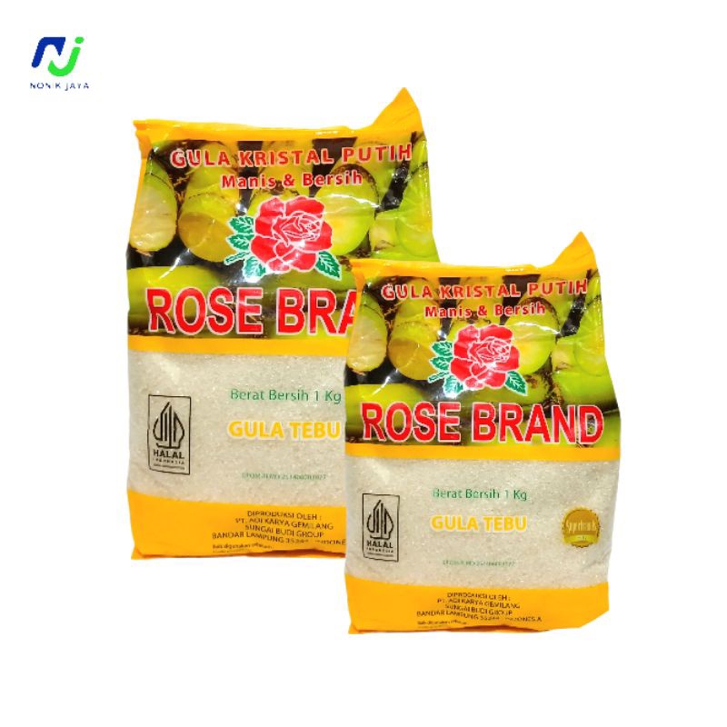 

Gula Putih Rose Brand 1Kg(Gula Kristal Putih Manis&Bersih)