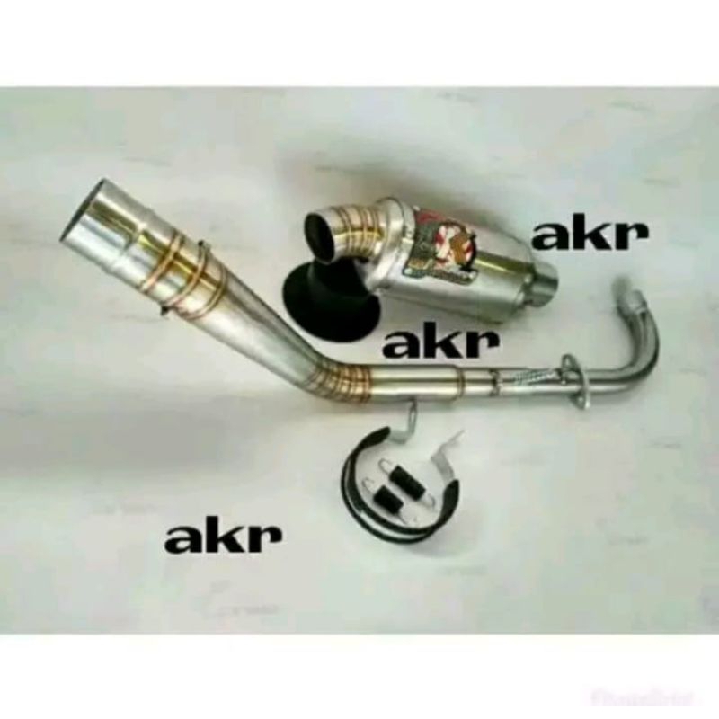 KNALPOT RACING KAWAHARA OVAL BUAT MOTOR JUPITER VEGA SUPRA FIT