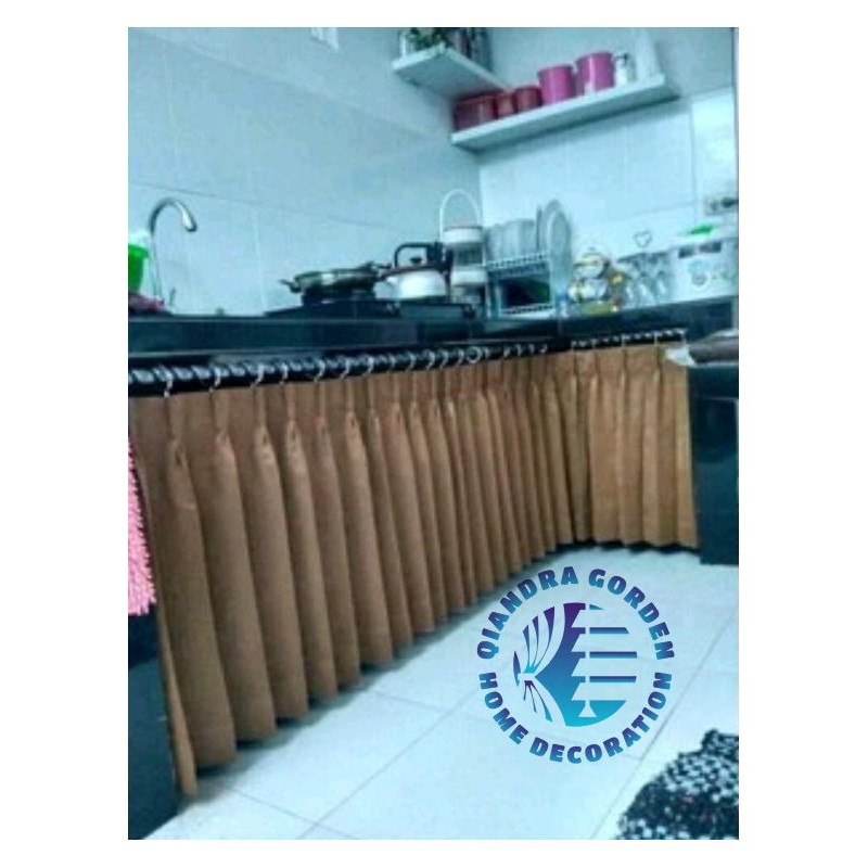 gorden kolong kompor, gorden kolong dapur gorden kolong  meja, bupit jendela kecil (full baham rempe