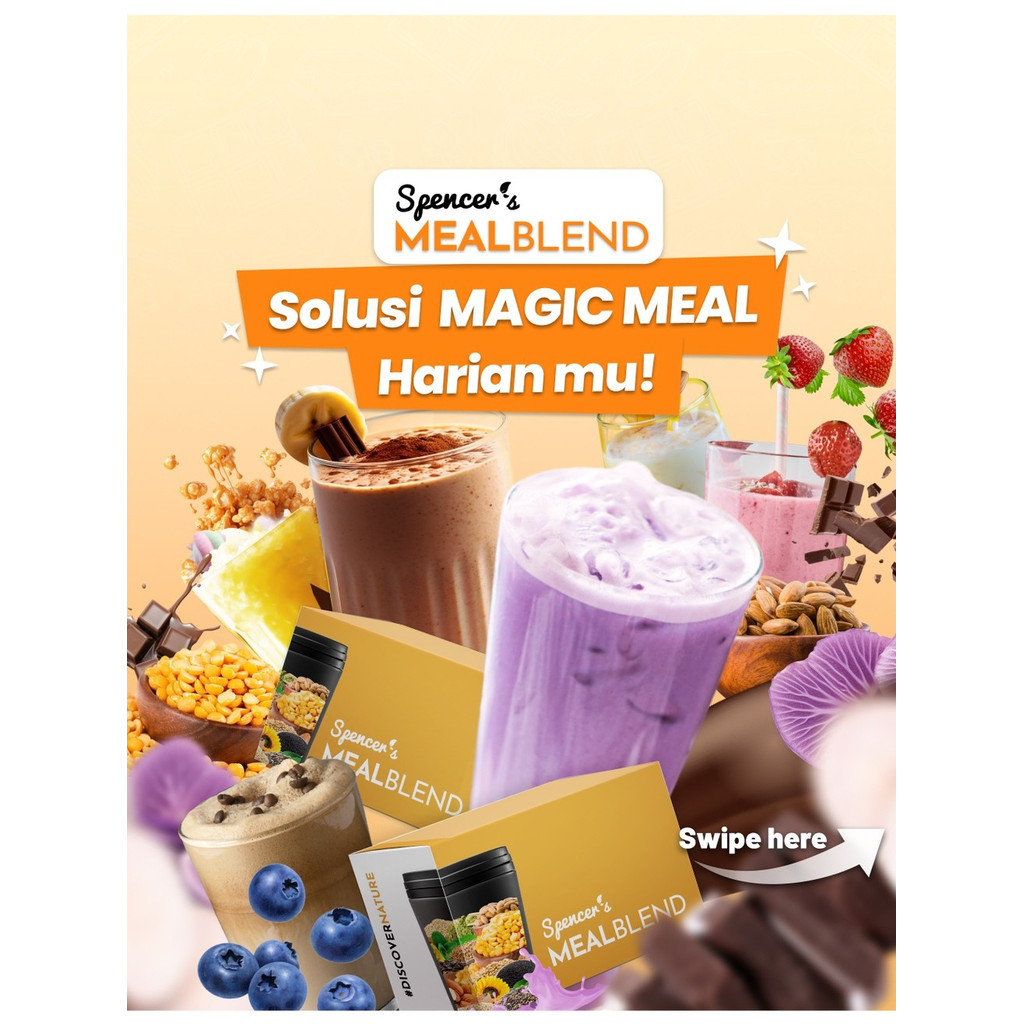 

[BEST DEAL] Solusi Diet Enak dan Mengenyangkan Spencer's Meal Blend Bergizi Rendah Kalori